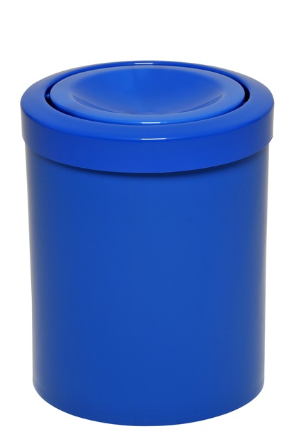 Copy of LIXEIRA DE 29cm DE ALTURA C_ TAMPA MEIA ESFERA PLÁSTICA 12L